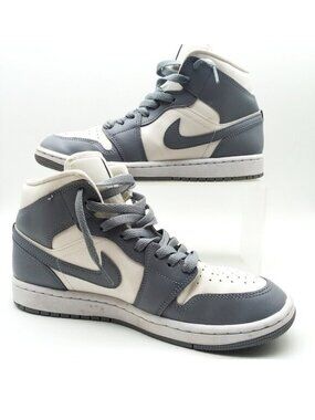 Nike Sneaker Air Jordan 1 Mid Stealth Women’s Sz 9 BQ6472-115 Retro Basketball